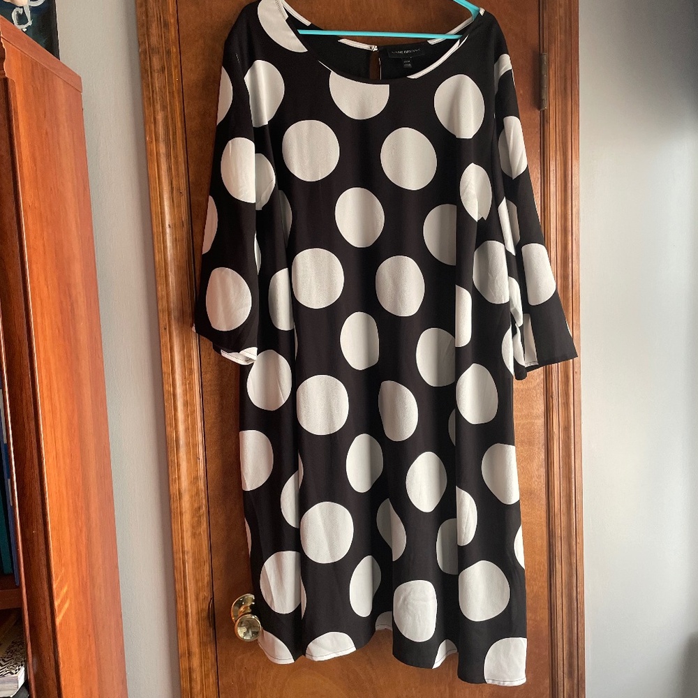 Lane Bryant Size 22/24-Polka Dot Dress